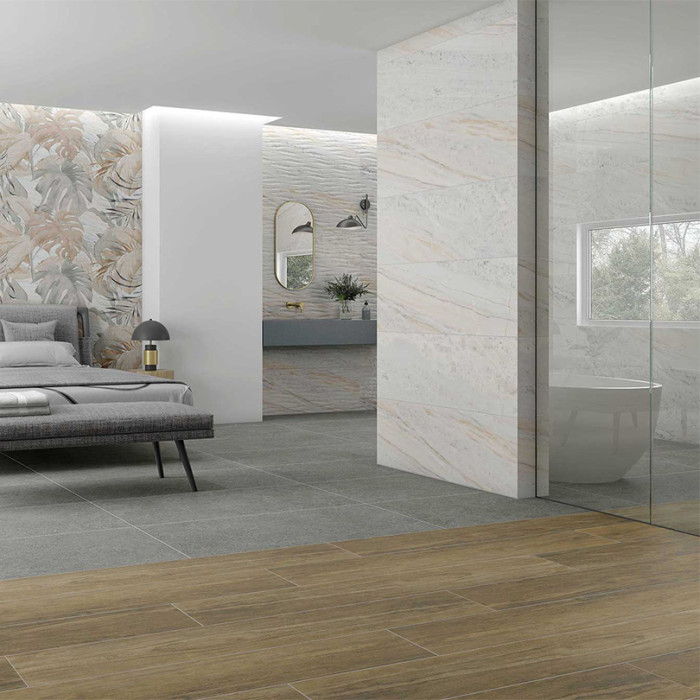 Portentous Veneto Pearl Marble Effect Matt Finish 40x120 Tile